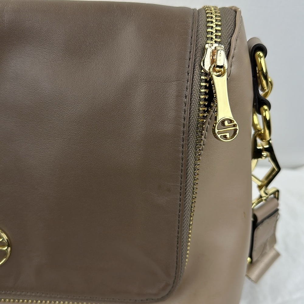 Segolene En Cuir Two Tone Shoulder/Crossbody Bag - Picture 11 of 14